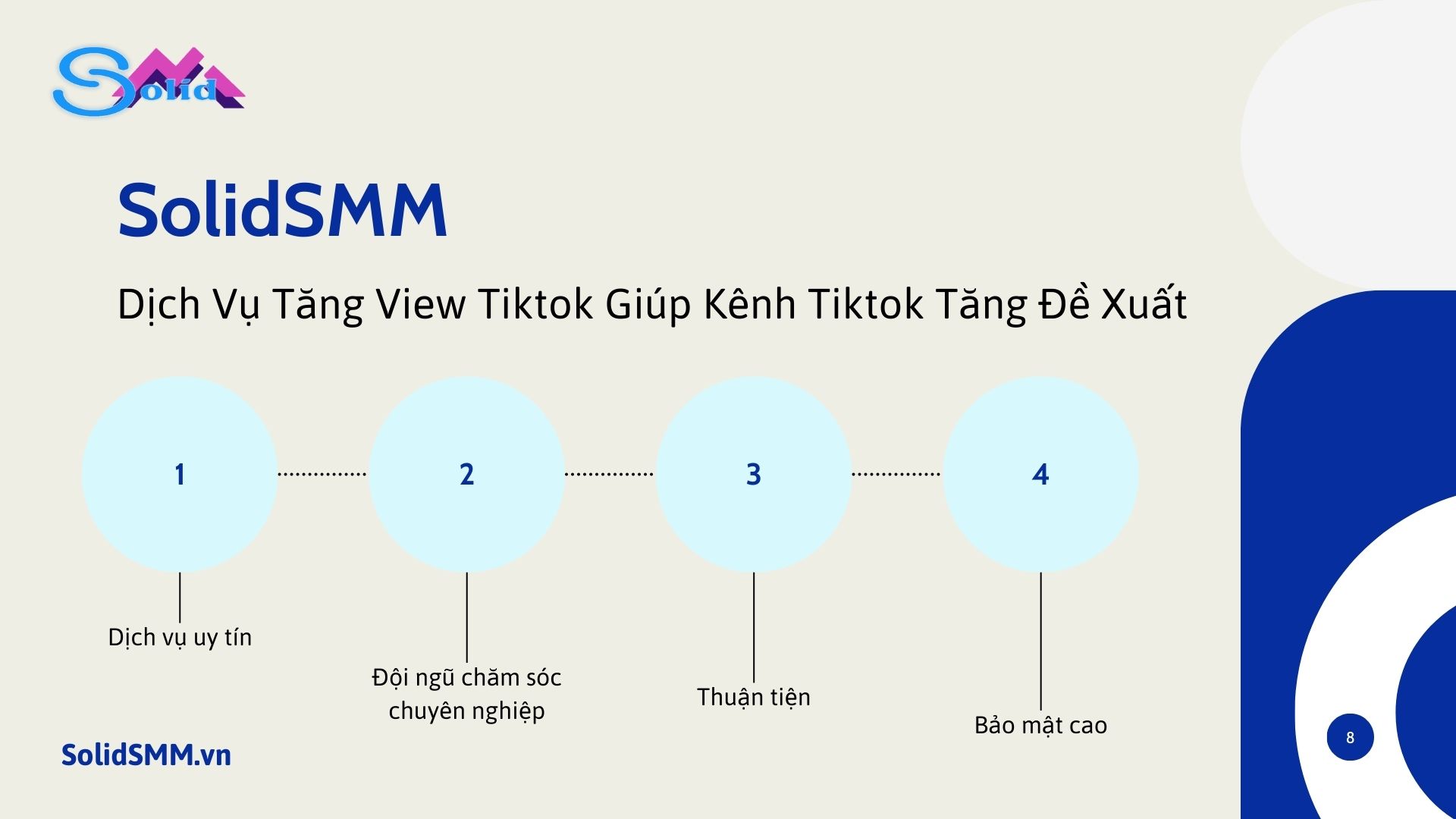 Dịch vụ SolidSMM - Cách tăng view giúp kênh Tiktok tăng đề xuất