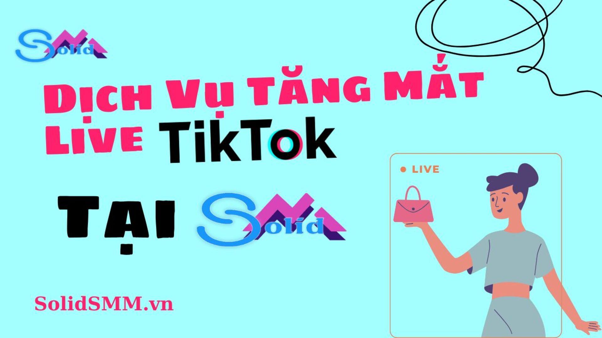Dịch vụ tăng mắt live Tiktok tại SolidSMM
