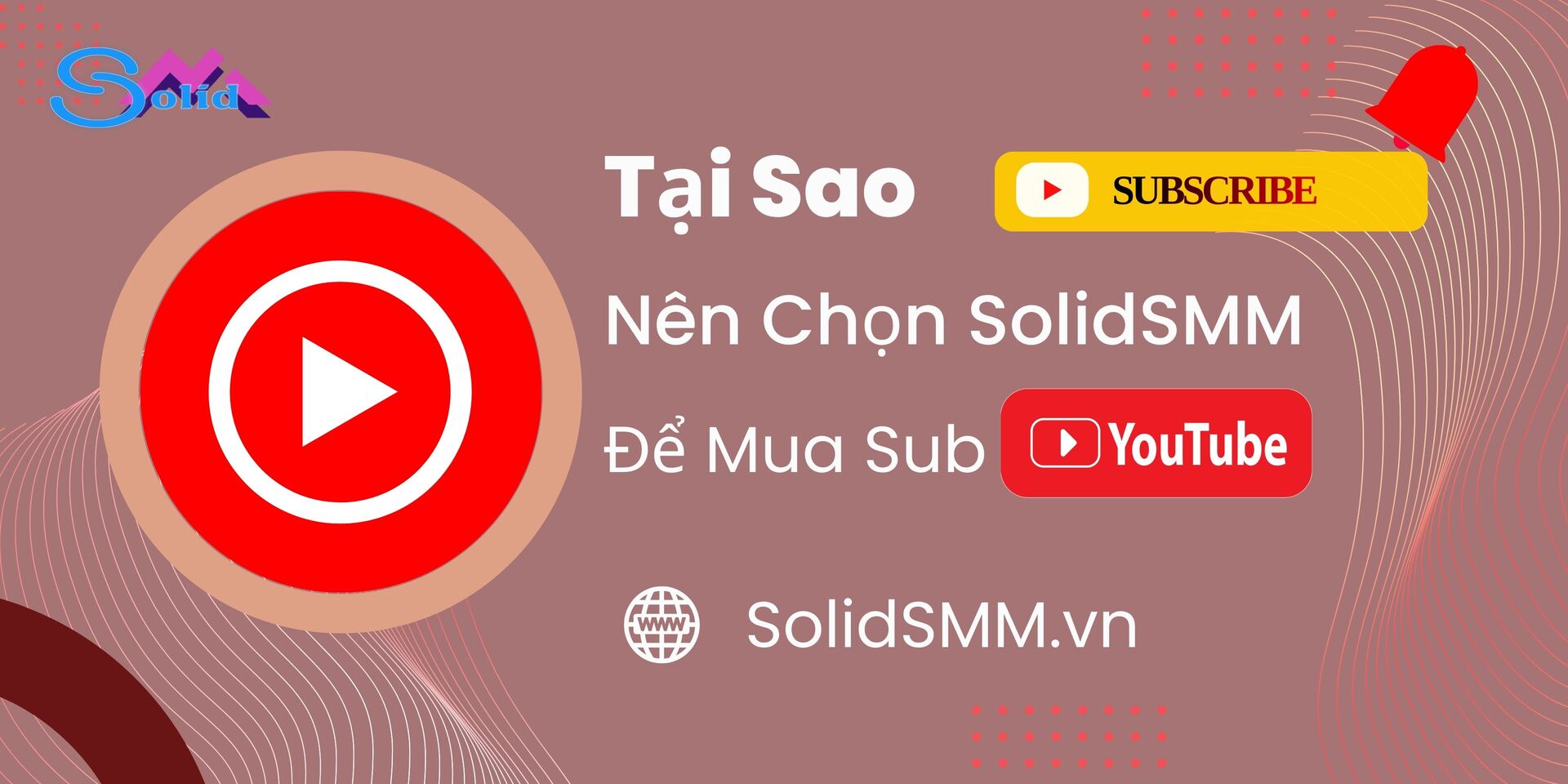 Tại sao chọn SolidSMM để mua sub Youtube?